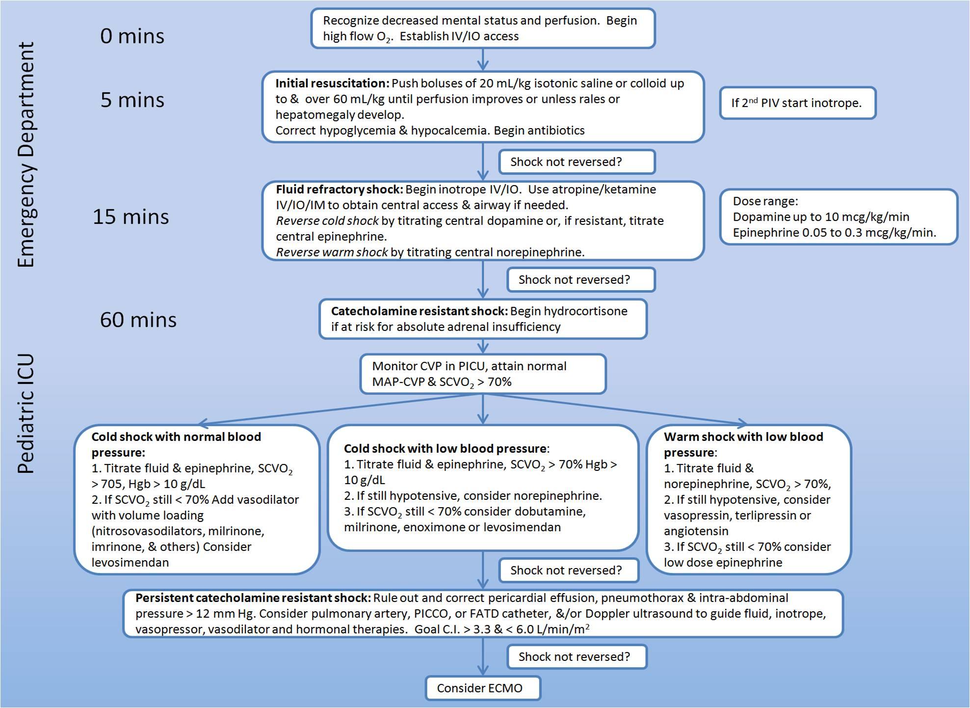 Cardiovascular Physiology and Shock | Pediatric Surgery NaT cardiogenic shock pathophysiology diagram 